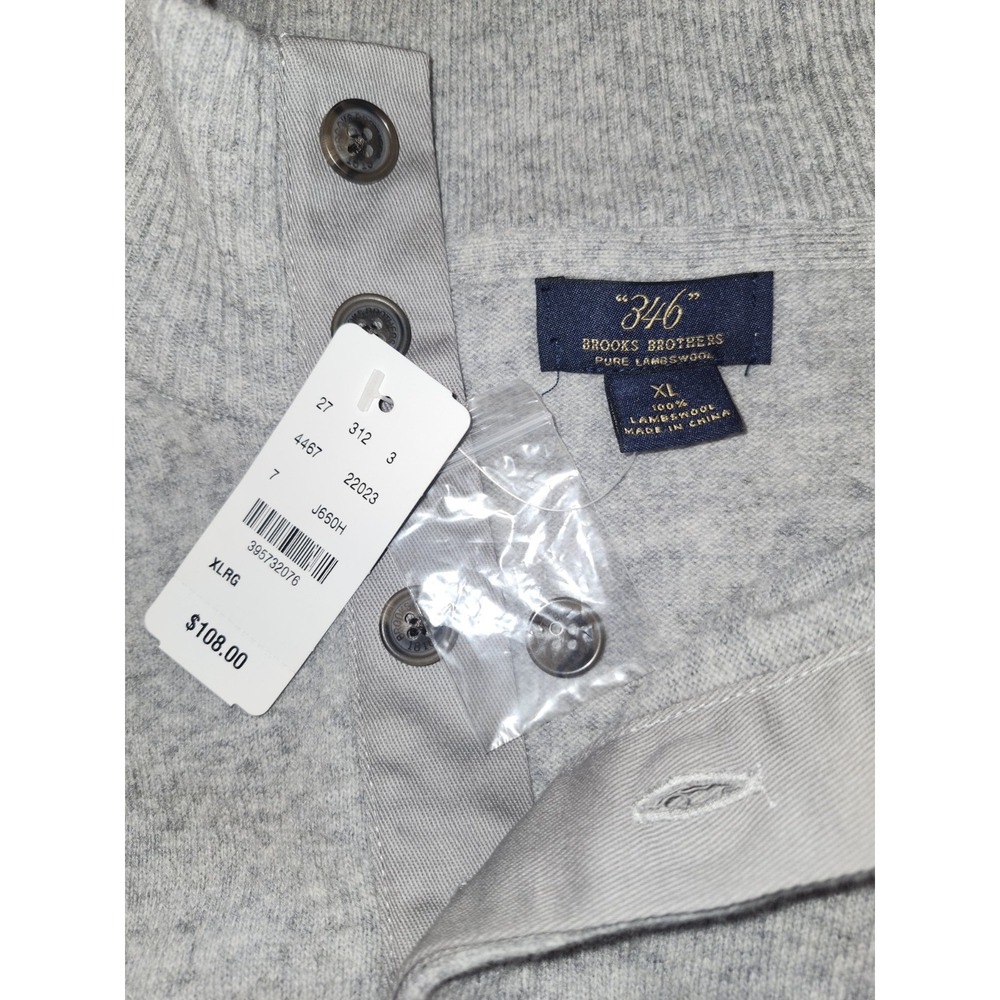 Brooks Brothers 100% Lambswool Men's Sweater XL NWT - Picture 7 of 10
